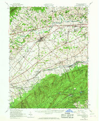 Download a high-resolution, GPS-compatible USGS topo map for Newville, PA (1967 edition)