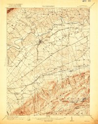 Download a high-resolution, GPS-compatible USGS topo map for Newville, PA (1919 edition)