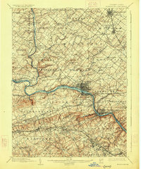 1895 Map of Norristown, 1926 Print