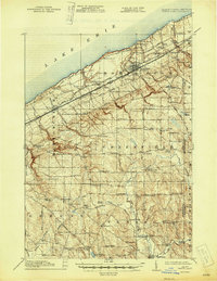 Download a high-resolution, GPS-compatible USGS topo map for North East, PA (1945 edition)