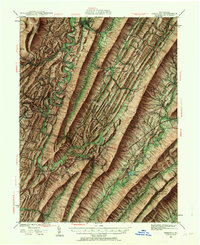 Download a high-resolution, GPS-compatible USGS topo map for Orbisonia, PA (1964 edition)