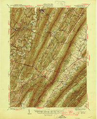 Download a high-resolution, GPS-compatible USGS topo map for Orbisonia, PA (1944 edition)