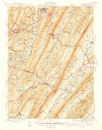 Download a high-resolution, GPS-compatible USGS topo map for Orbisonia, PA (1940 edition)