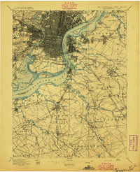 1896 Map of Philadelphia