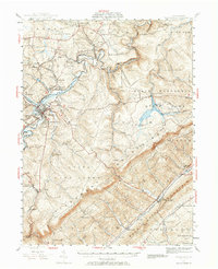 Download a high-resolution, GPS-compatible USGS topo map for Philipsburg, PA (1964 edition)
