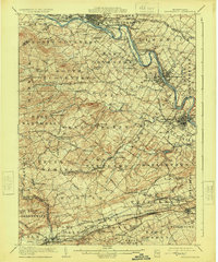 1906 Map of Phoenixville, 1925 Print