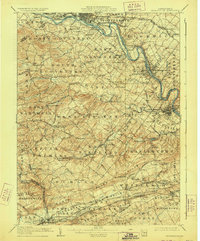 1906 Map of Phoenixville, 1928 Print