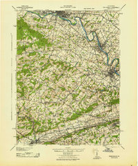 1943 Map of Phoenixville