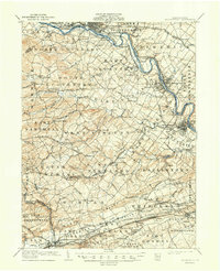 1906 Map of Phoenixville, 1944 Print