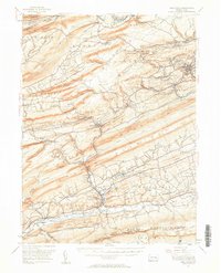 Download a high-resolution, GPS-compatible USGS topo map for Pine Grove, PA (1958 edition)