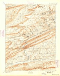 Download a high-resolution, GPS-compatible USGS topo map for Pine Grove, PA (1892 edition)