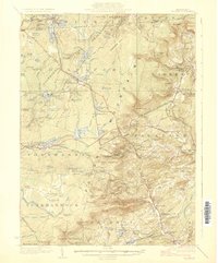 1923 Map of Pocono