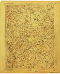 1894 Map of Quakertown, PA, 1906 Print