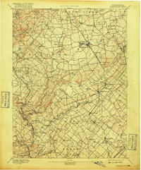 1894 Map of Quakertown, PA, 1917 Print