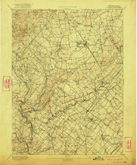1894 Map of Quakertown, PA, 1922 Print