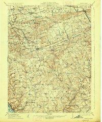 1912 Map of Quarryville, 1926 Print