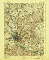 preview thumbnail of historical topo map of Reading, PA in 1915