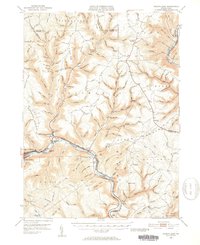 Download a high-resolution, GPS-compatible USGS topo map for Renovo East, PA (1953 edition)