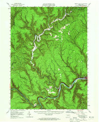 Download a high-resolution, GPS-compatible USGS topo map for Renovo West, PA (1965 edition)