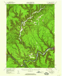 Download a high-resolution, GPS-compatible USGS topo map for Renovo West, PA (1960 edition)