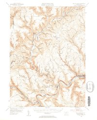 Download a high-resolution, GPS-compatible USGS topo map for Renovo West, PA (1953 edition)