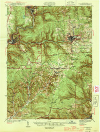 1944 Map of Ridgway