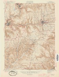 1944 Map of Ridgway