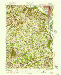 1948 Map of Sayre