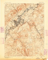 1893 Map of Scranton
