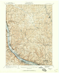 historical topo map of Allegheny County, PA in 1906