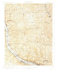 1908 Map of Sewickley, 1930 Print