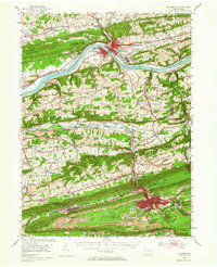Download a high-resolution, GPS-compatible USGS topo map for Shamokin, PA (1964 edition)