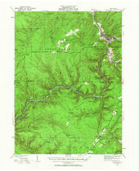 preview thumbnail of historical topo map of Forest County, PA in 1935