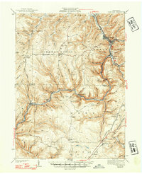 preview thumbnail of historical topo map of Forest County, PA in 1941