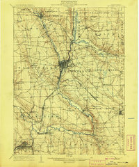 1908 Map of Shenango