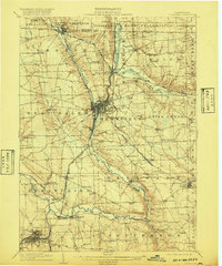 1908 Map of Shenango, 1920 Print