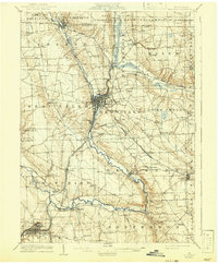 1908 Map of Shenango, 1942 Print