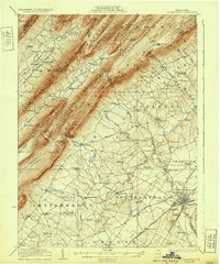 1923 Map of Shippensburg, PA, 1932 Print