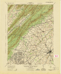 preview thumbnail of historical topo map of Shippensburg, PA in 1945