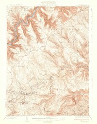 Download a high-resolution, GPS-compatible USGS topo map for Show Shoe, PA (1931 edition)