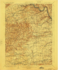 1902 Map of Slatington, 1924 Print