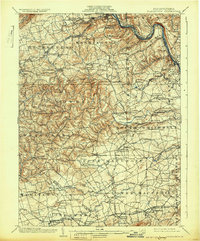 1902 Map of Slatington, 1931 Print