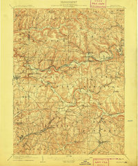 Download a high-resolution, GPS-compatible USGS topo map for Smicksburg, PA (1909 edition)