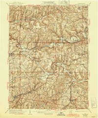 Download a high-resolution, GPS-compatible USGS topo map for Smicksburg, PA (1944 edition)