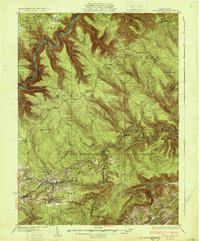 Download a high-resolution, GPS-compatible USGS topo map for Snow Shoe, PA (1931 edition)