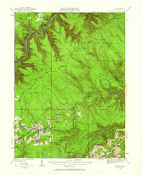 Download a high-resolution, GPS-compatible USGS topo map for Snow Shoe, PA (1960 edition)