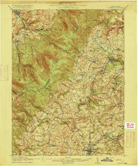 1915 Map of Laurel Mountain, PA