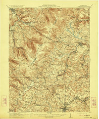 1915 Map of Laurel Mountain, PA, 1923 Print