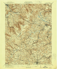 1915 Map of Laurel Mountain, PA, 1944 Print