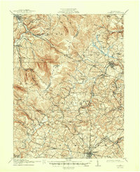 1915 Map of Laurel Mountain, PA, 1950 Print